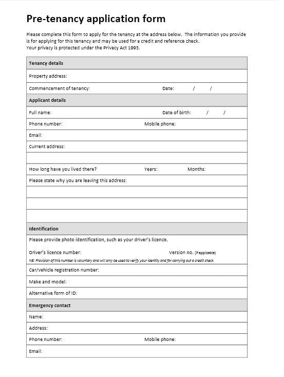 download-free-pre-tenancy-application-form-printable-lease-agreement