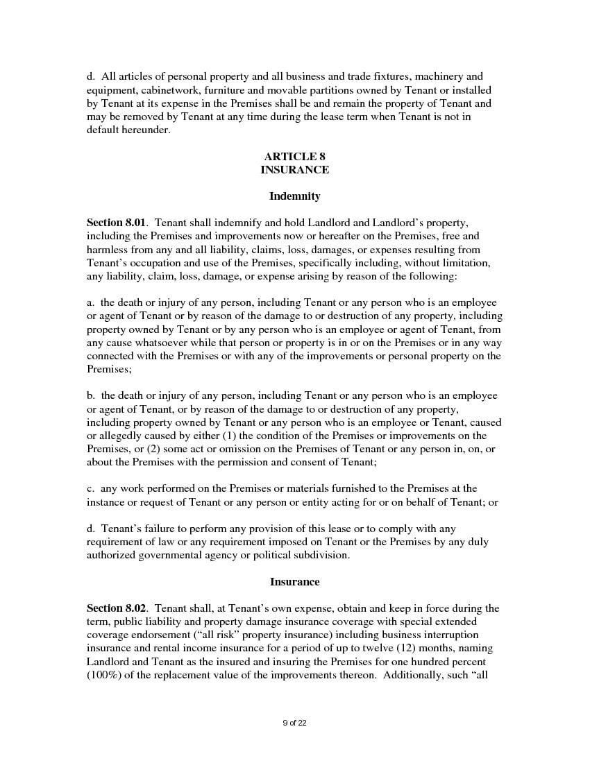 Download Free California Commercial Lease Agreement Printable Lease Agreement