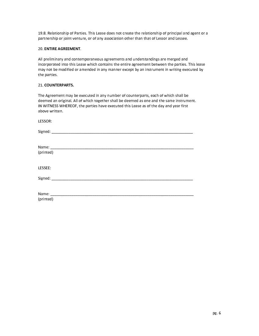 Download Free Full Time Horse Lease Agreement Printable Lease Agreement