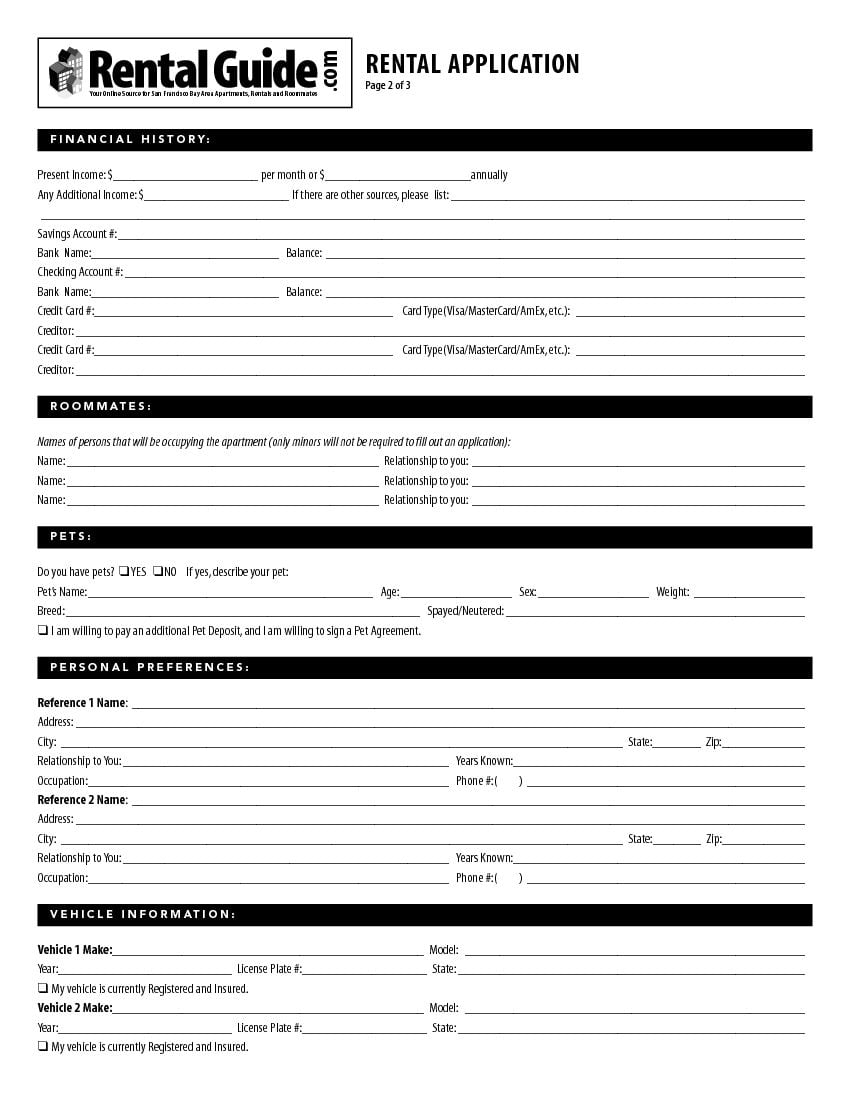 San Francisco Lease Agreement Template