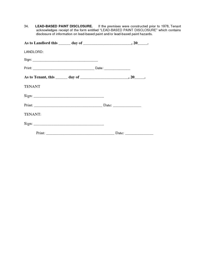 download free texas residential lease agreement printable lease agreement